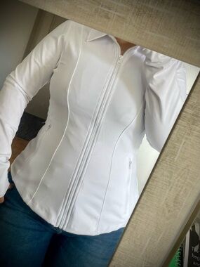 WonderWink White Medical Jacket